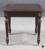 Bombay Square Wood End table