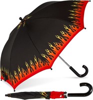 ShedRain Kids Prints Umbrella Black Flame