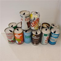 Vintage Soda Cans - Lot of 14