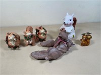 squirel figurines