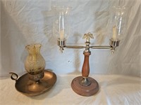 Brass Federal Eagle Candle Holders