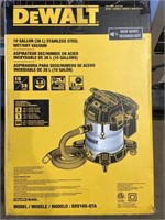 Dewalt 10 Gallon Stainless Steel Wet/Dry Vacuum