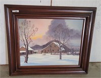 RALPH CRIMINGER SIGNED OIL ON BOARD