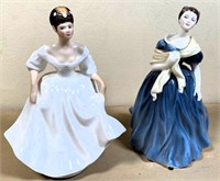 2pcs- Royal doulton figurines