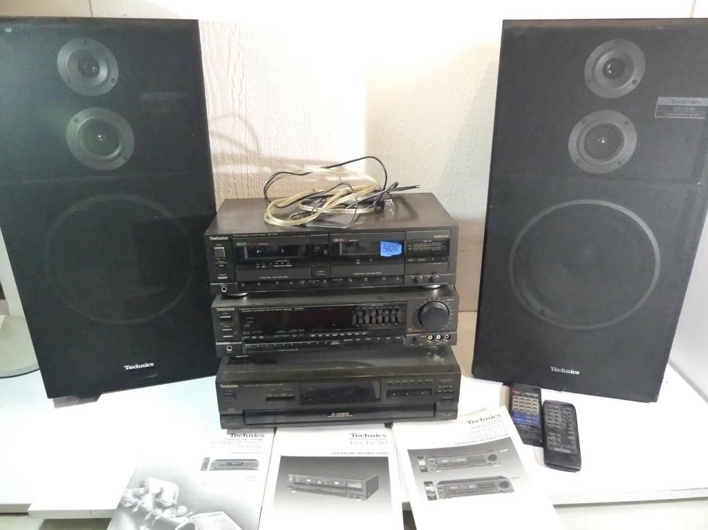Technics Stereo System, used, works
