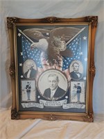 Antique 1917 Presidential Lithograph