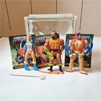 3 Masters of the Universe Action Figures