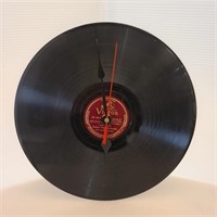 Vintage Vinyl Record Clock