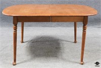 Wood Dining Table w/Leaf