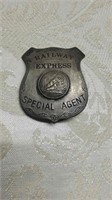 Vtg Railway Special Agent Badge