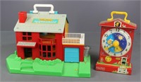 Fisher Price Toys: Teaching Clock, Neighborhood