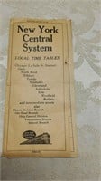 New York Central System Local Time Tables 1951