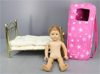 American Girl: Doll, Carrier & Bed