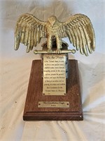 The Constitution Eagle Heavy Brass Sculpture