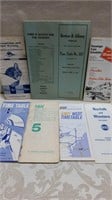 Vtg Misc Railroad Time Tables & Schedules