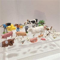 Vintage Britians Plastic Farm Animals & Figures