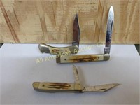 3 FROST CUTTERY POCKET KNIVES