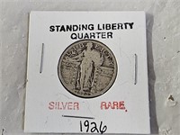 1926 Silver Standing Liberty Quarter