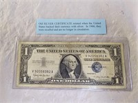 1957 B $1 Old Silver Certificate