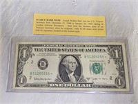 1963 B $1 Scarce Barr Note