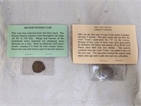 Liberty Nickel, Ancient Roman Coin