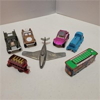 Vintage Metal Toy Vehicles Tootsie Toys & more