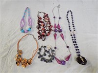 5 Fashion Necklaces and 1 Bracelet