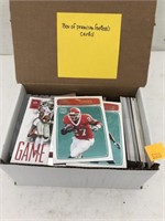 Box of Football Trading Cards