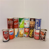 Vintage Soda Can Lot of 14