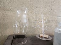 Hurricanes, White Tree, Vases, Jar w/Lid