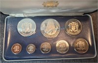 1974 Jamaica proof set in case