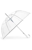 ShedRain Auto Open Dome Umbrella  Clear Silver