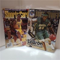 Kobe Bryant & Lebron James Trading Card Magazines