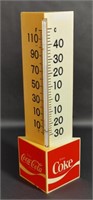 Coca Cola Triangle Advertisement Thermometer