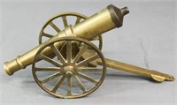 Brass Cannon Figurine