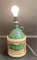 Coca Cola Moonshine Jug Table Lamp