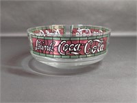 Coca Cola Stained Glass Design Bowl
