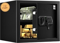 Fireproof Safe Box 1.2 Cuft  Digital  Black