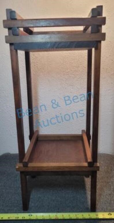 Small arts& crafts plant stand 29in tall