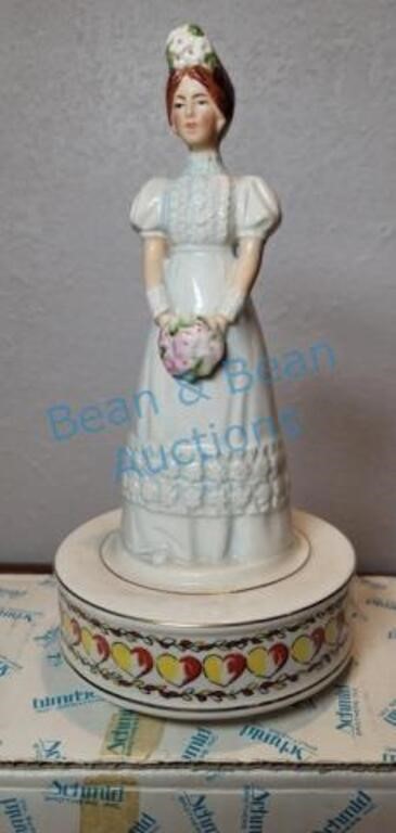 Vintage Schmid Musical Bride Figurine