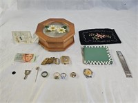 Jewelry Box with Jewelry and Collectibles