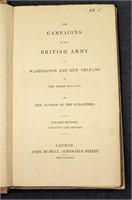 1836 The British Army at Washington & New Orleans