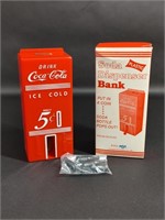 1980 Coca Cola Soda Dispenser Bank in Box