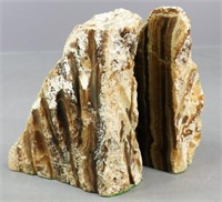 Cut & Polished Agate Bookends