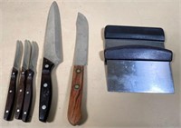 Zylco knives & griddle scrappers