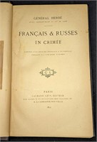 1892 FranÃ§ais Et Russes En CrimÃ©e Hardcover Book