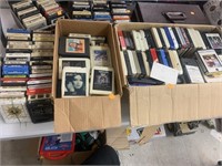 Approx 200 - Huge Lot 8-Track Tapes