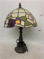 Lamp w/ Metal Base - Plastic Shade