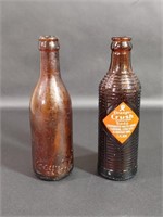 Vintage Orange Crush Bottle & Coca-Cola Bottle