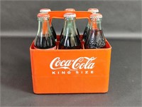 Specialty Coca-Cola Bottles with King Size Carrier